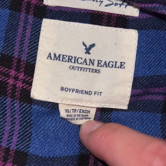 American Eagle Plaid Shirt - Picture 2 of 3